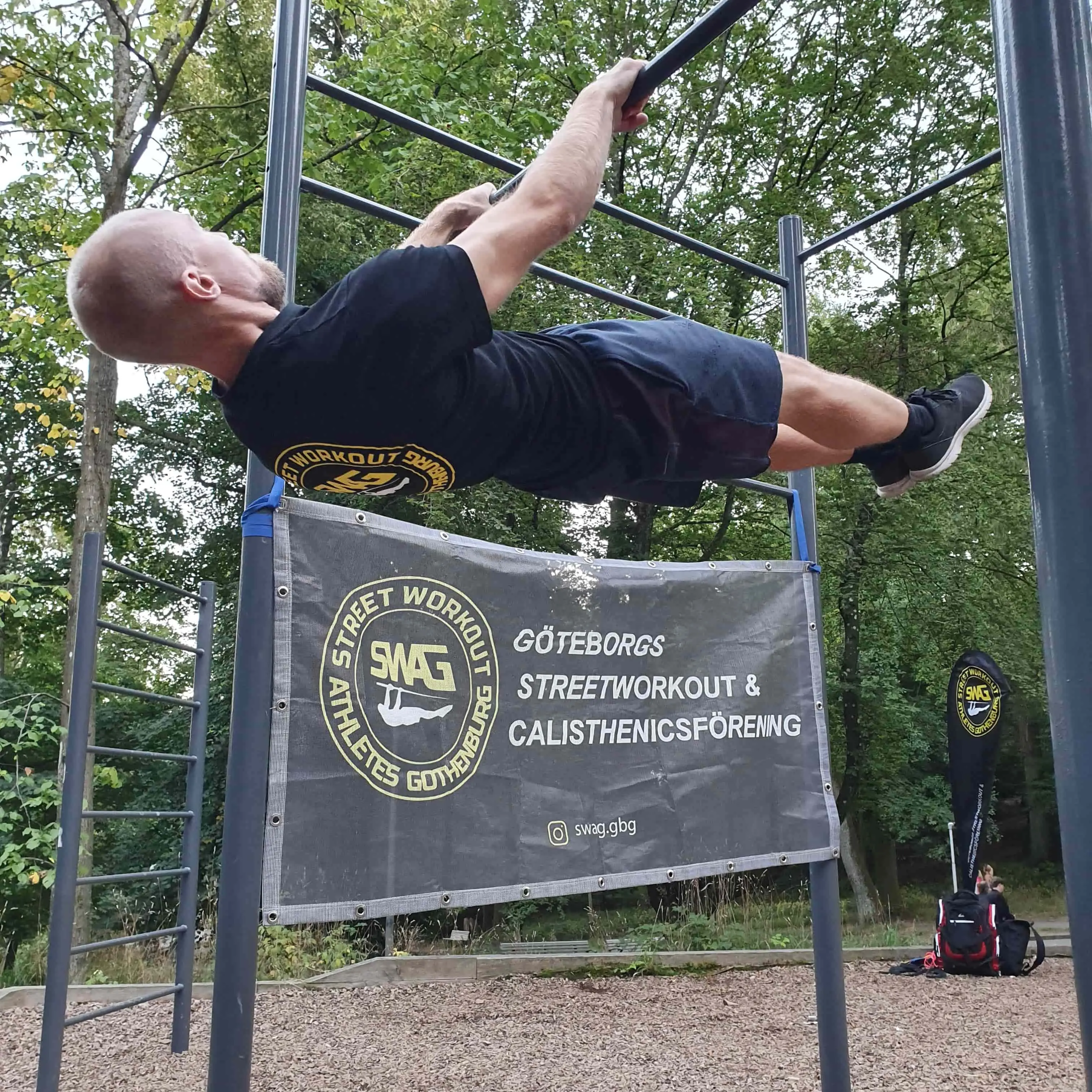 Jakob som gör en frontlever